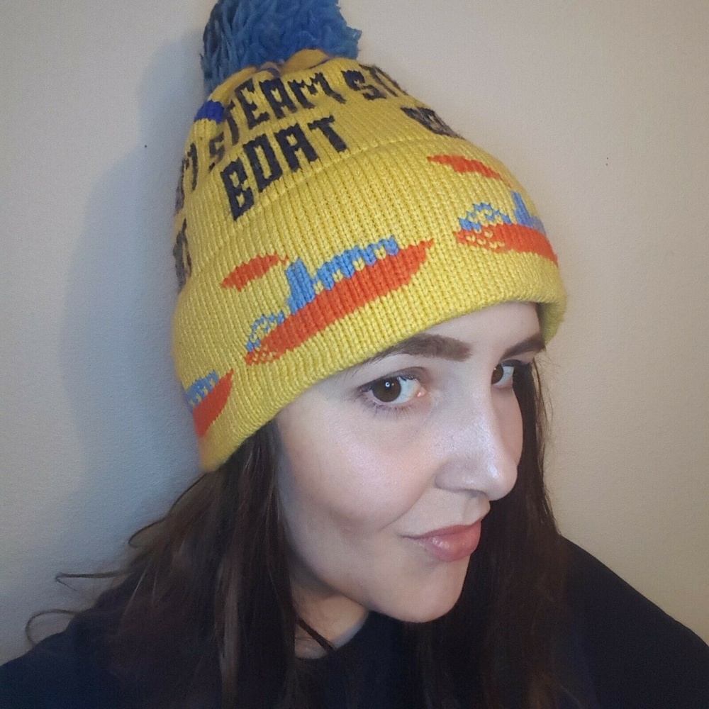 Vintage Obermeyer Steam Boat Beanie Hat Unisex